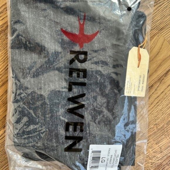 BNWT - Relwen Sportsman Tee - Paddle Race Dark Charcoal Marl - Large - Picture 3 of 4